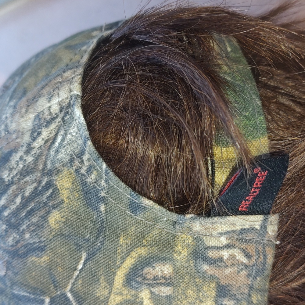 Real Tree Engineered Cabs Camo Strapback Hat Cap - image 5